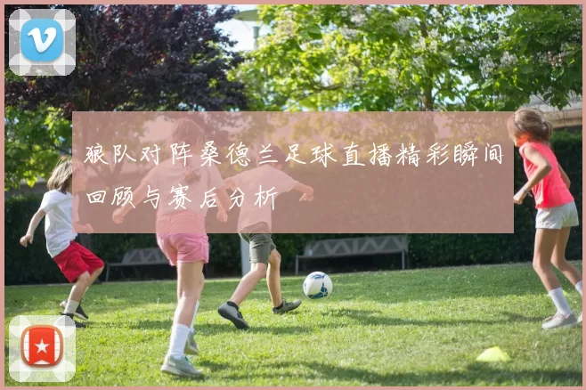 狼队对阵桑德兰足球直播精彩瞬间回顾与赛后分析